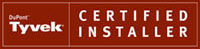 DuPoint Tyvek Certified Installer
